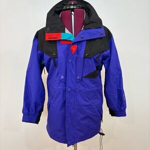 Helly Hansen Snow 90s Style Men's Equipe Helly-Tech Multicolor Ski Jacket Sz M
